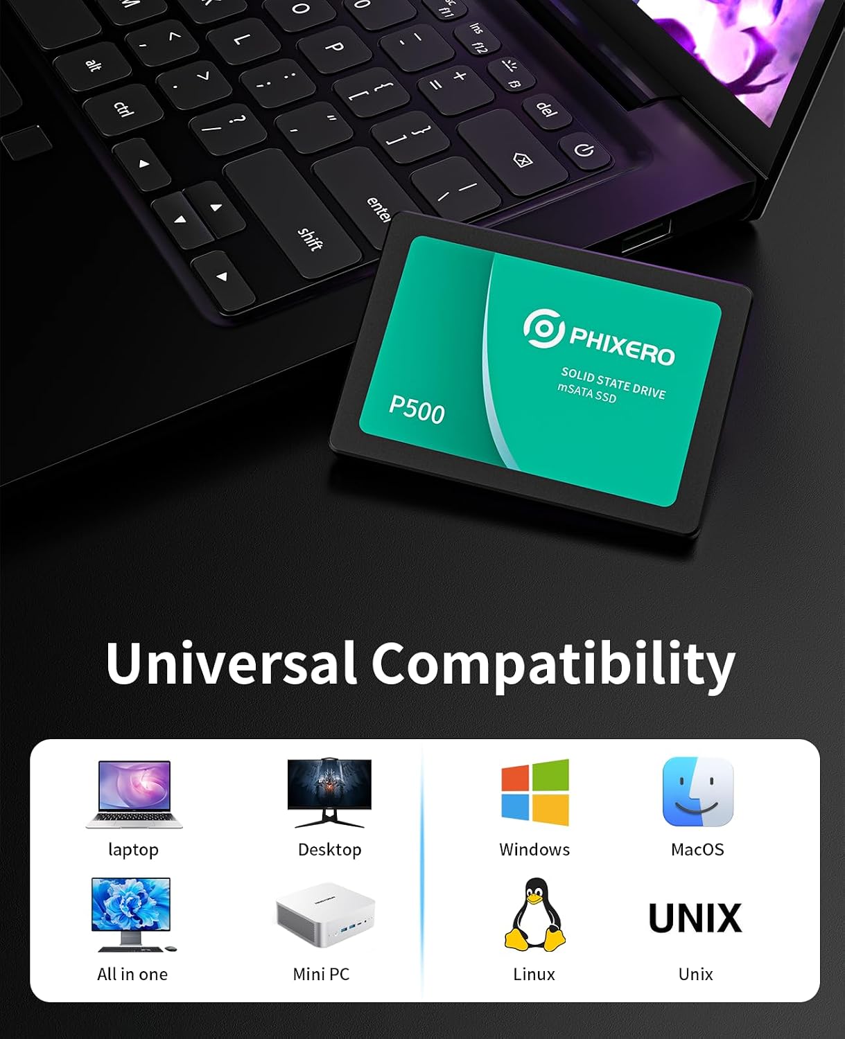 PHIXERO SSD SATAIII 128G/256G/ - Ssd 500Gb incelemesi ve fiyatı